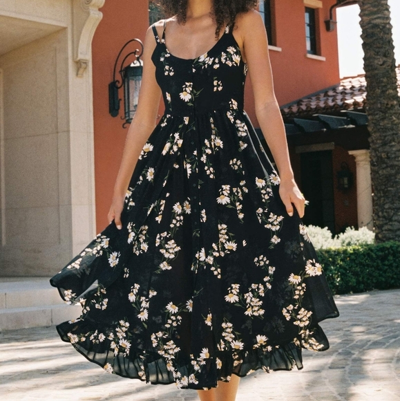 Christy Dawn Nicks Dress in Night Daisy size XS NWT - Picture 1 of 12